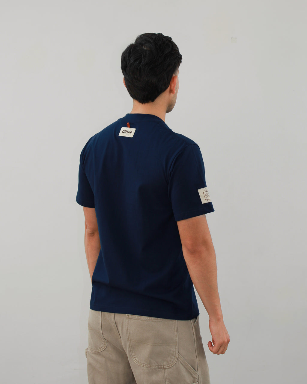 Azul marino - Camiseta slim DRD4