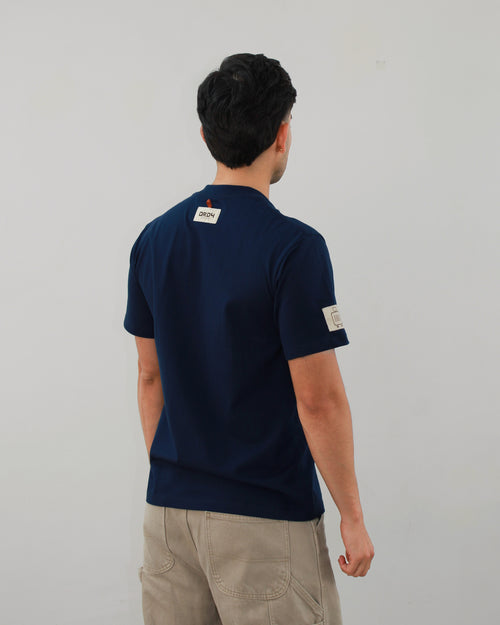 Azul marino - Camiseta slim DRD4