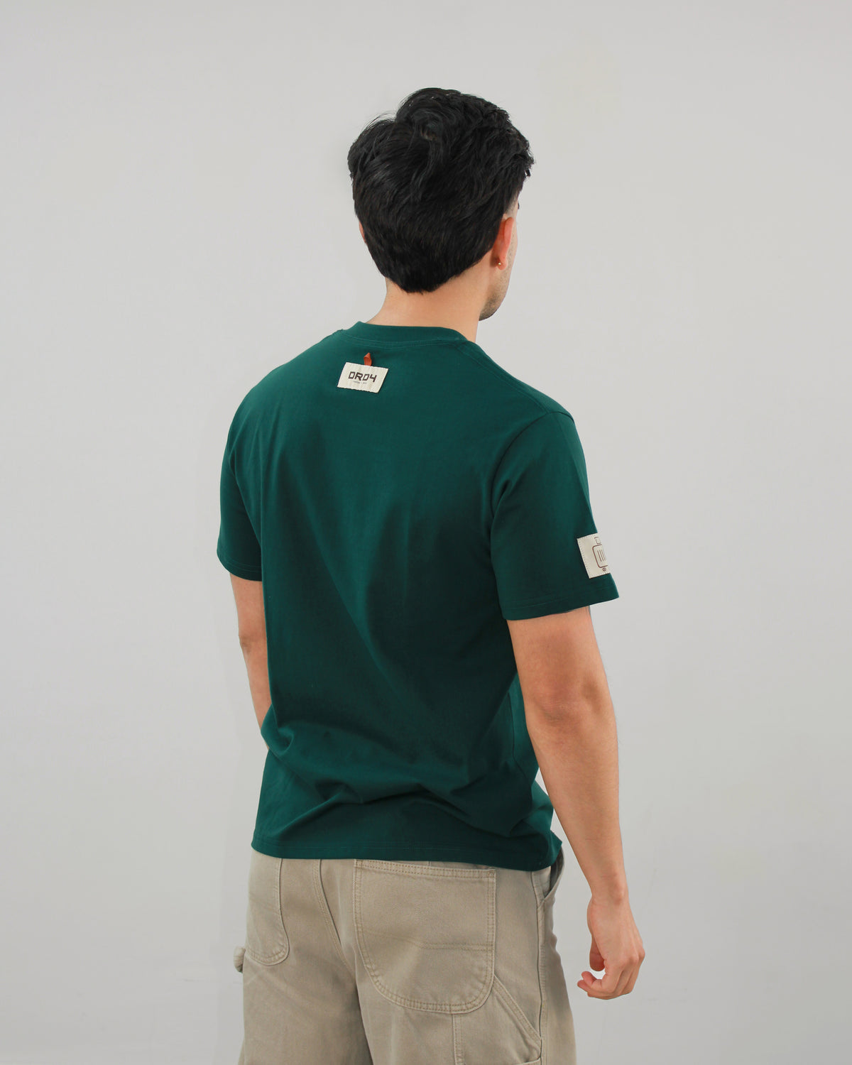 Verde natural - Camiseta slim DRD4