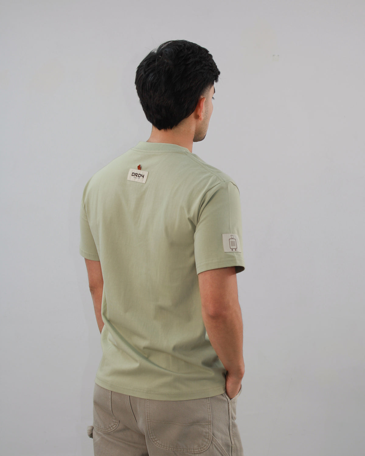 Verde pistacho - Camiseta slim DRD4