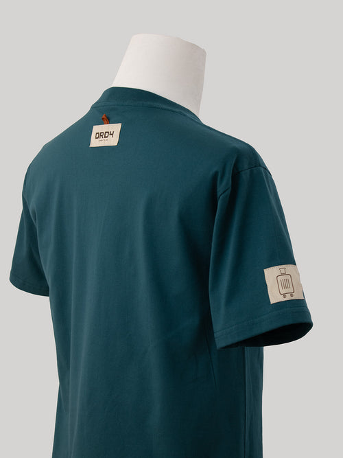 Camiseta Azul turquesa