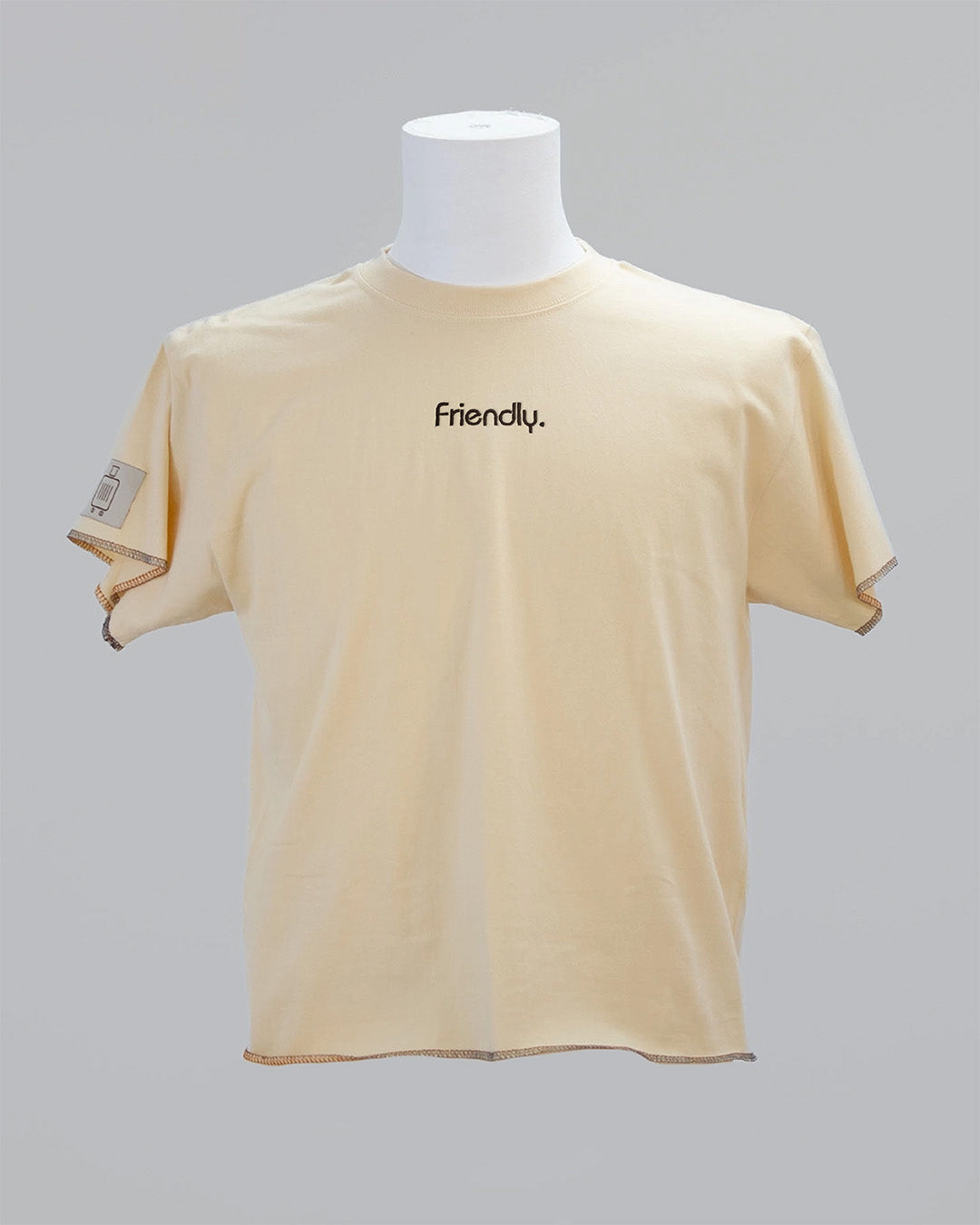 Friendly T-shirt.