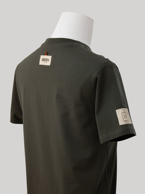 Camiseta slim Verde Olivo