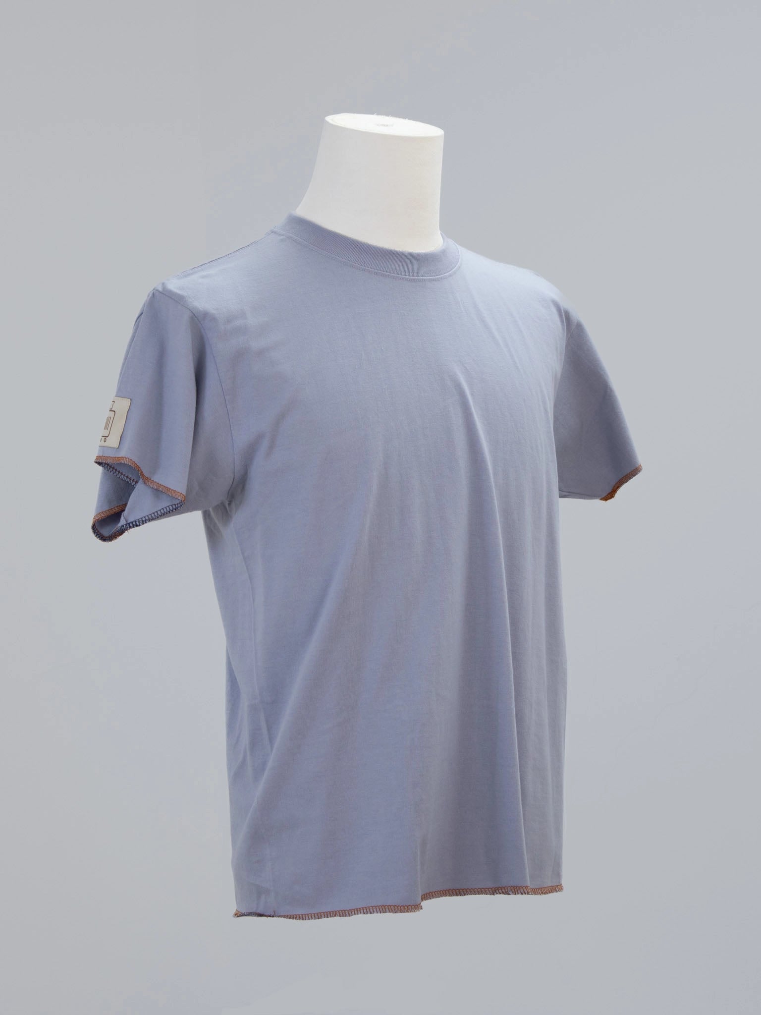alt="Men blue cropped tee"