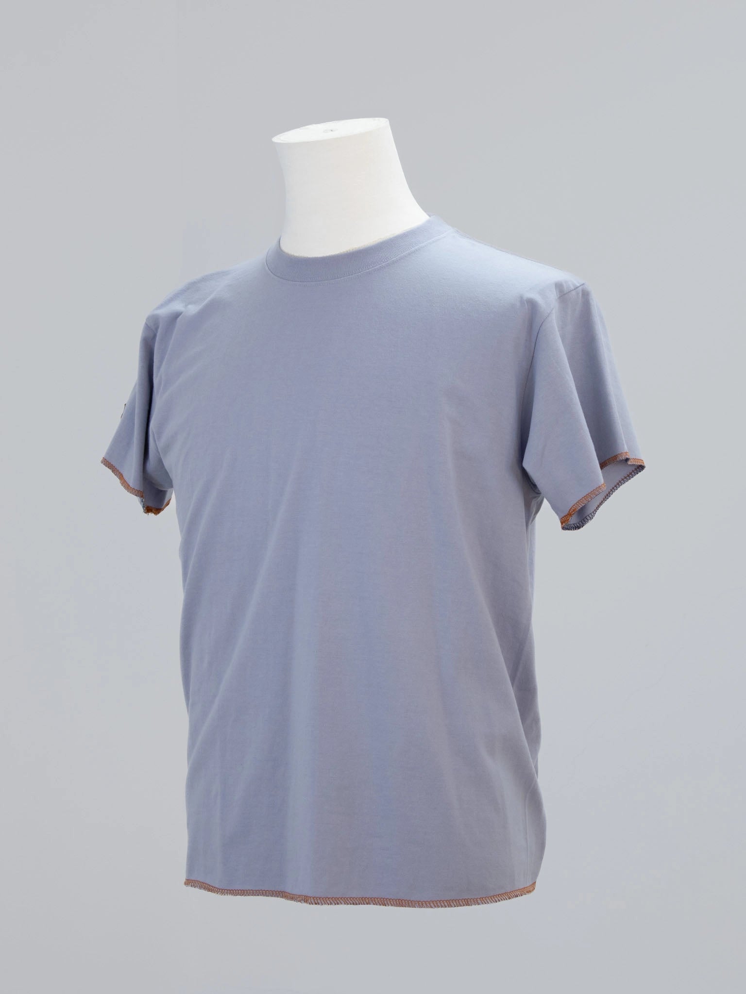 alt="Men blue cropped tee"